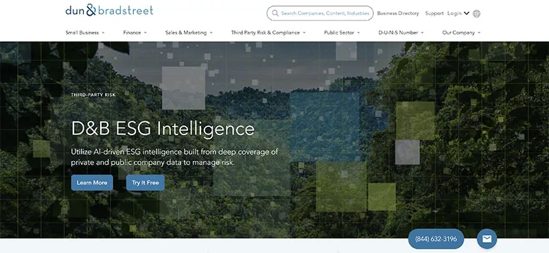 Dun and Bradstreet company intelligence platform
